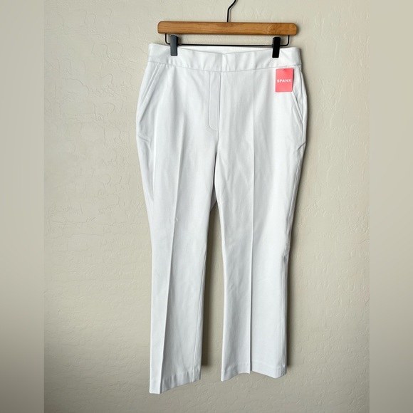 Spanx slim straight pants white NWT large - Picture 5 of 10